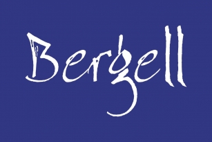 Bergell Font Download