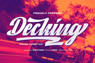 Decking Font Download