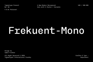 TG Frekuent Mono Font Download