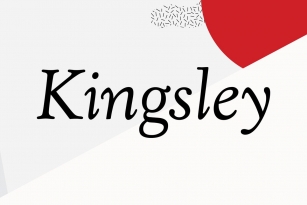 Kingsley Font Download