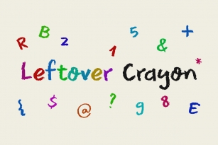 Leftover Crayon Font Download