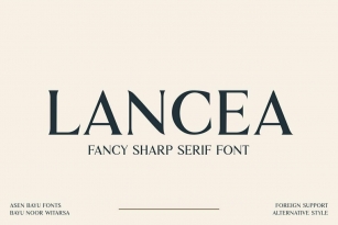 Lancea Font Download