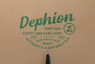 Dephion Font Download