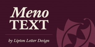 Meno Text Font Download
