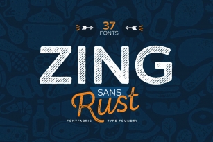 Zing Sans Rust Font Download