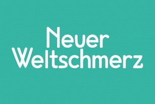 Neuer Weltschmerz Font Download