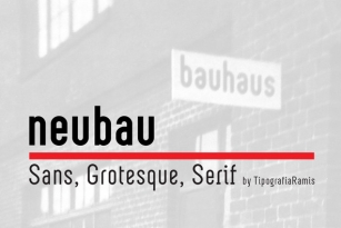 Neubau Font Download