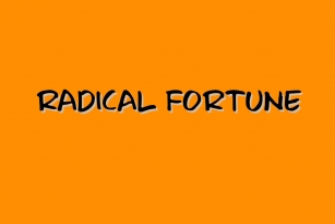 Radical Fortune Font Download