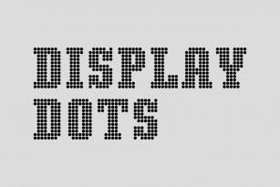 Display Dots Font Download