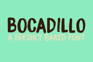 Bocadillo Font Download