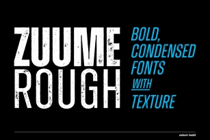 Zuume Rough Font Download