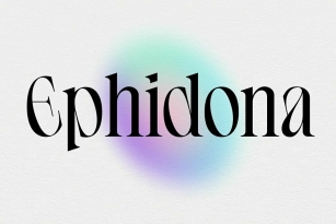Ephidona Font Download
