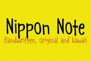 Nippon Note Font Download