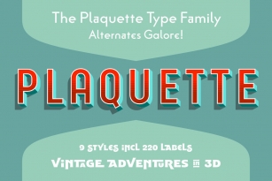 Plaquette Font Download