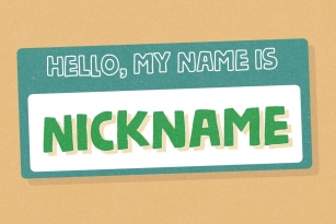 Nickname Font Download