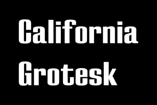 California Grotesk Font Download