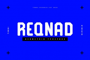 Reqnad Geometrik Font Download