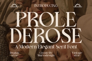 Prole Derose - A Modern Elegant Serif Font Font Download