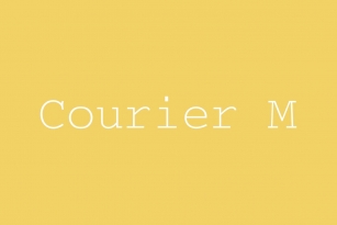 Courier M Font Download