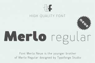 Merlo Neue Font Download