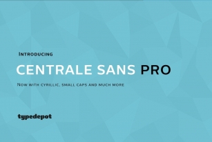 Centrale Sans Pro Font Download