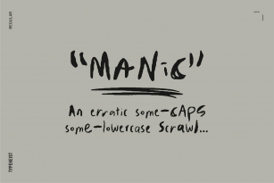 MANIC Font Download
