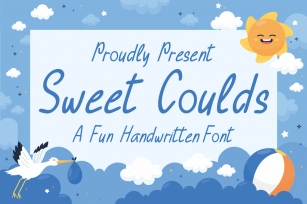 Sweet Coulds - Cute Font Font Download