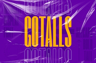Gotalls - Sport Display Tall Font Font Download