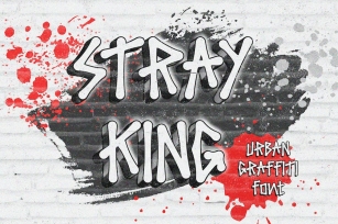 Stray King - Urban Graffiti Font Font Download