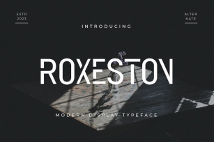 ROXESTON Font Download