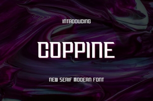 Coppine Font Font Download