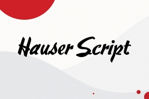 Hauser Script Font Download
