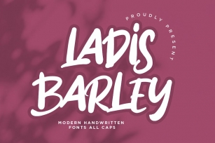 Ladis Barley - Handwritten Script fonts Font Download