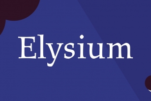 Elysium Font Download