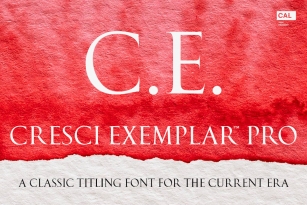 Cresci Exemplarâ„¢ Pro Font Download