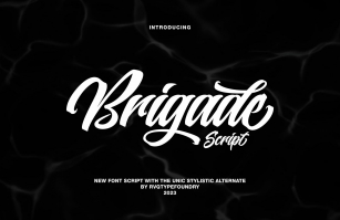 Brigade Script Font Download