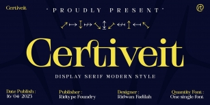 Certiveit Font Download
