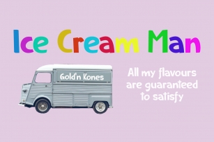 Ice Cream Man Font Download