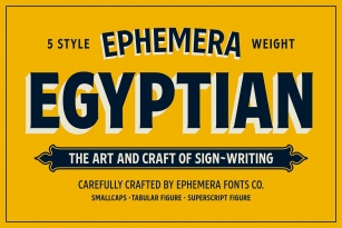 Ephemera Egyptian Font Download