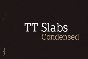 TT Slabs Condensed Font Download