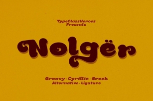 Nolger Font Download