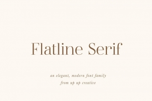 Flatline Serif Font Download