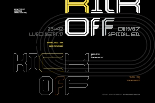 Kickoff Font Download