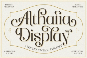Althafia Display Font Download