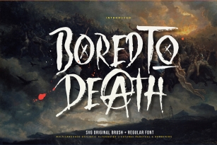 Bored To Death Font Download