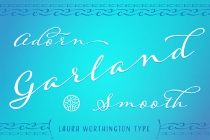 Adorn Garland Smooth Font Download