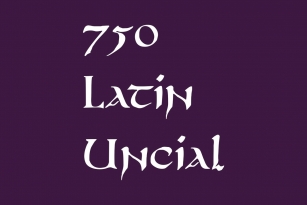 750 Latin Uncial Font Download