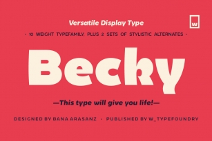 Becky Font Download