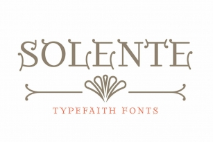 Solente Font Download