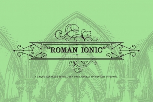 Roman Ionic Font Download